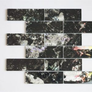 48x148mm Glass Mosaic Tile for Bathroom Wall Decoration Customized patterns Thailand Factory production