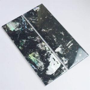 Black Glitter Glass Mosaic Tile Kitchen Bathroom Wall Tiles Decoration Thailand Factory