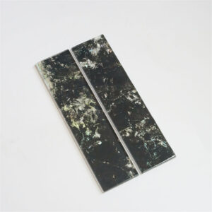 Black Marble Glass Mosaic Tile for Bathroom Wall Tiles Decoration Customized patterns Thailand Factory