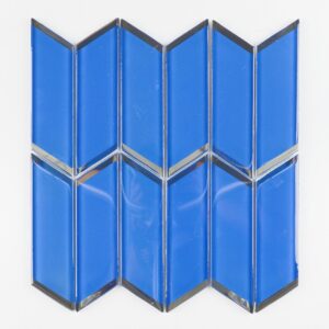 Blue Arrow Glass Mosaic Tile for Kitchen Bathroom Wall Decoration Tiles Factory Wholesale price