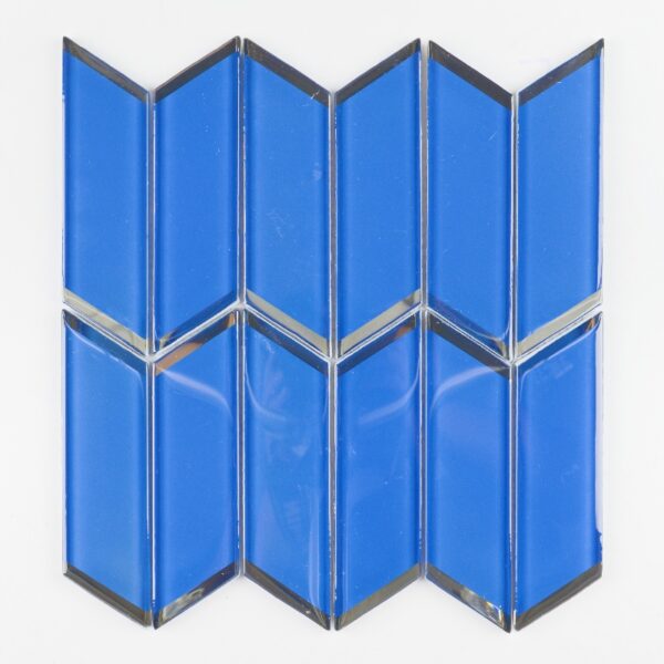 Blue Arrow Glass Mosaic Tile for Kitchen Bathroom Wall Decoration Tiles Factory Wholesale price