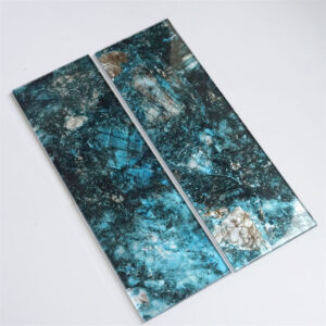 Blue Marble Glitter Glass Mosaic Tile Kitchen Bathroom Wall Tiles Swimming Pool Glass Tile Thailand Wholesale