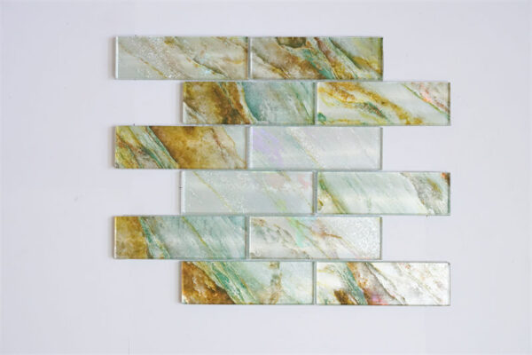 Glitter Glass Mosaic Tile for Bathroom Wall Decoration Tiles Swimming pool Thailand Factory Wholesaler