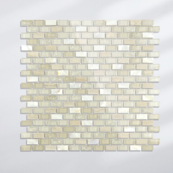 Long thin strip electroplating Stone Glass Mosaic Tile Kitchen Bathroom Wall Decoration Tiles Factory Wholesale