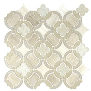 Marble Splicing Glass Mosaic Tile for Kitchen Bathroom Wall Decoration Tiles Factory Wholesale price