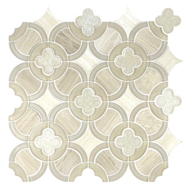 Marble Splicing Glass Mosaic Tile for Kitchen Bathroom Wall Decoration Tiles Factory Wholesale price