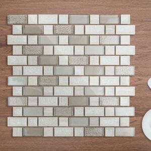 Marble Square Glass Mosaic Tile for Kitchen Bathroom Wall Decoration Tiles Factory Wholesale