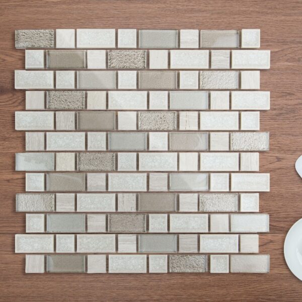Marble Square Glass Mosaic Tile for Kitchen Bathroom Wall Decoration Tiles Factory Wholesale