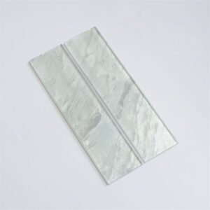 White Glass Mosaic Tile for Bathroom Wall Tiles Decoration Customized patterns Factory production
