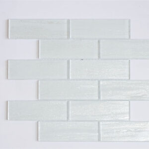 White Glitter Glass Mosaic Tile for Bathroom Wall Decoration Tiles Swimming pool Thailand Factory Wholesaler